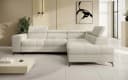 thematys Ecksofa SORANO L-Form Beige Schlaffunktion Bettkasten Bild 1