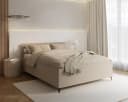thematys Holzbett mit Bettkasten Beige Modern Bild 1