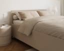 thematys Holzbett mit Bettkasten Beige Modern Bild 3