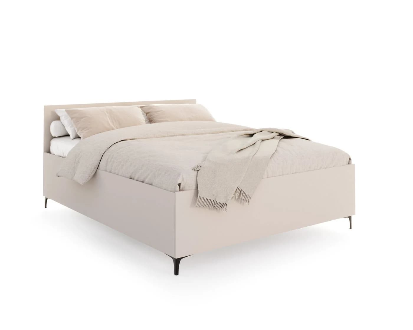 thematys Holzbett mit Bettkasten Beige Modern - Bild 5