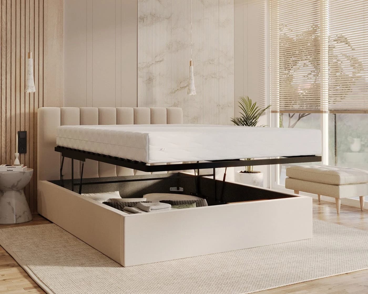 thematys Polsterbett mit Stauraum Velours - Bild 5