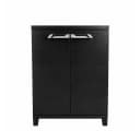 ONDIS24 Beistellschrank Kunststoffschrank Prime 88x66x40 cm Schwarz Bild 2