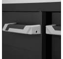 ONDIS24 Beistellschrank Kunststoffschrank Prime 88x66x40 cm Schwarz Bild 4