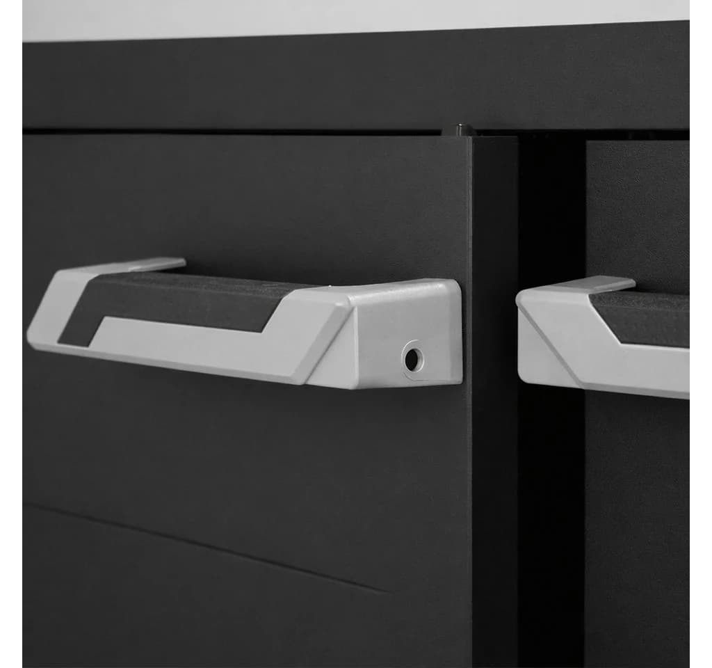 ONDIS24 Beistellschrank Kunststoffschrank Prime 88x66x40 cm Schwarz - Bild 4
