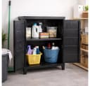 ONDIS24 Beistellschrank Kunststoffschrank Prime 88x66x40 cm Schwarz Bild 5