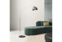 furnicato Bogenleuchte Stehlampe Silber/Schwarz Bild 1