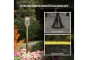 furnicato Solar Gartenlaterne 127 cm Kaltweiß LED Bild 5