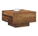 furnicato Couchtisch Modern Altholz Optik Bild 3