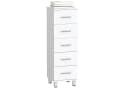 HOMCOM Badkommode Badschrank Weiß Bild 1