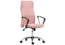 HOMCOM Bürostuhl Ergonomisch Rosa Bild 1