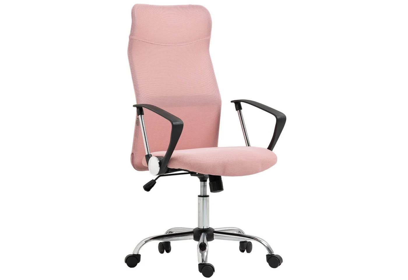 HOMCOM Bürostuhl Ergonomisch Rosa - Bild 1