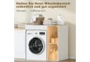 HOMCOM Waschmaschinenumbauschrank Weiß Bild 4