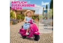 AIYAPLAY Elektro-Kindermotorrad 6V mit Stützrädern, Scheinwerfer, Hupe, Rosa Bild 4