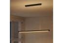 HOMCOM LED Pendelleuchte dimmbar höhenverstellbar Schwarz Bild 1