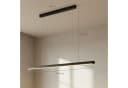 HOMCOM LED Pendelleuchte dimmbar höhenverstellbar Schwarz Bild 3
