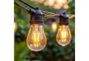 HOMCOM LED Partylichterkette 15-flammig RGBW Fernbedienung Timer IP44 Bild 1