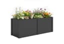Outsunny Hochbeet Metall Schwarz 351L Volumen Bild 1