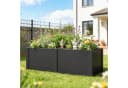 Outsunny Hochbeet Metall Schwarz 351L Volumen Bild 2