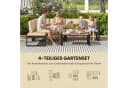 Outsunny Gartenlounge-Set 4-tlg. Schwarz/Grau/Khaki Bild 4