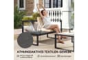 Outsunny Gartenlounge-Set 4-tlg. Schwarz/Grau/Khaki Bild 5