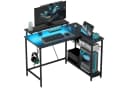 HOMCOM Computertisch Reversible Gaming Tisch mit LED & Steckdosen Bild 1