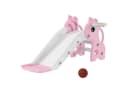 AIYAPPLAY Kinder-Rutsche Rosa mit Basketballkorb Bild 1