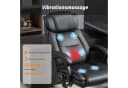 HOMCOM Bürostuhl mit Massagefunktion, Heizfunktion & Fußstütze Schwarz Bild 4
