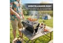 Outsunny Holzkohlegrill Klappbar mit Griff und Heberost Bild 5