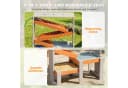 AIYAPLAY Sand- und Wassertisch mit Wasserbahn Grau Bild 4