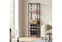 HOMCOM Weinregal mit Schublade & Glashalter Bild 2