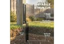 Outsunny Zaunpfosten Reparaturset Schwarz Metall Bild 5