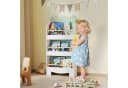 AIYAPLAY Kinderregal 3-stufig Bären-Design Grün/Weiß Bild 1