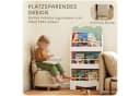 AIYAPLAY Kinderregal 3-stufig Bären-Design Grün/Weiß Bild 4