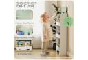 AIYAPLAY Kinderregal 3-stufig Bären-Design Grün/Weiß Bild 5