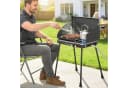 Outsunny Gasgrill 2-in-1 Schwarz 7 kW klappbar Campinggrill Tischgrill Bild 2