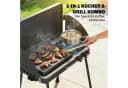 Outsunny Gasgrill 2-in-1 Schwarz 7 kW klappbar Campinggrill Tischgrill Bild 4