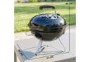 Outsunny Tragbarer Holzkohlegrill Schwarz mit Deckelgriff Bild 3
