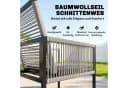 Outsunny Garten-Essgruppe 5-tlg. mit klappbaren Stühlen Hellgrau Bild 5