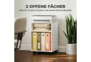 HOMCOM Aktenschrank Druckerhalter Weiß mit Rollen Bild 4