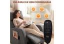 HOMCOM Massagesessel mit Wärme und Vibration Dunkelgrau Chenille Bild 4