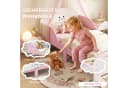 AIYAPLAY Kinderbett Rosa Weiß mit Schutzgitter Montessori Design Bild 5