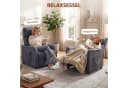 HOMCOM Massagesessel Fernsehsessel Grau mit Massagefunktion und Liegefunktion Bild 5