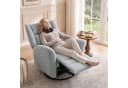 HOMCOM Relaxsessel Hellgrau mit Liege- und Drehfunktion Bild 2
