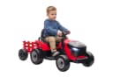 AIYAPLAY Elektro-Kindertraktor Aufsitz-Traktor mit Fernbedienung Rot Bild 2