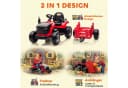 AIYAPLAY Elektro-Kindertraktor Aufsitz-Traktor mit Fernbedienung Rot Bild 4