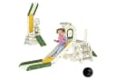AIYAPPLAY Rutsche Indoor-Spielset 5-in-1 mit Kletterelement und Basketballkorb Bild 2