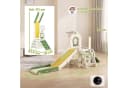 AIYAPPLAY Rutsche Indoor-Spielset 5-in-1 mit Kletterelement und Basketballkorb Bild 3