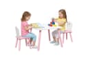 AIYAPLAY Kindersitzgruppe Rosa/Weiß mit 2 Stühlen Bild 2
