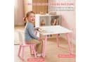AIYAPLAY Kindersitzgruppe Rosa/Weiß mit 2 Stühlen Bild 4