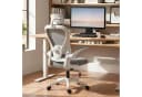 HOMCOM Bürostuhl Ergonomisch mit Netzbespannung Grau Bild 2